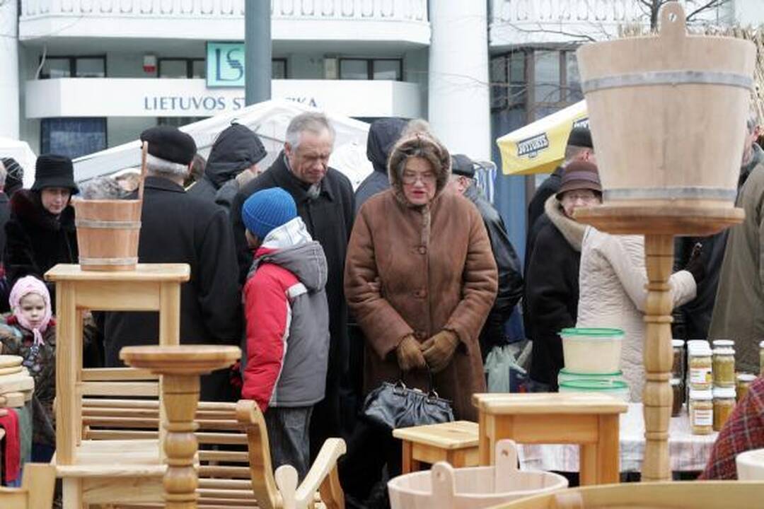 Sostinę sveikino Kaziuko eisena