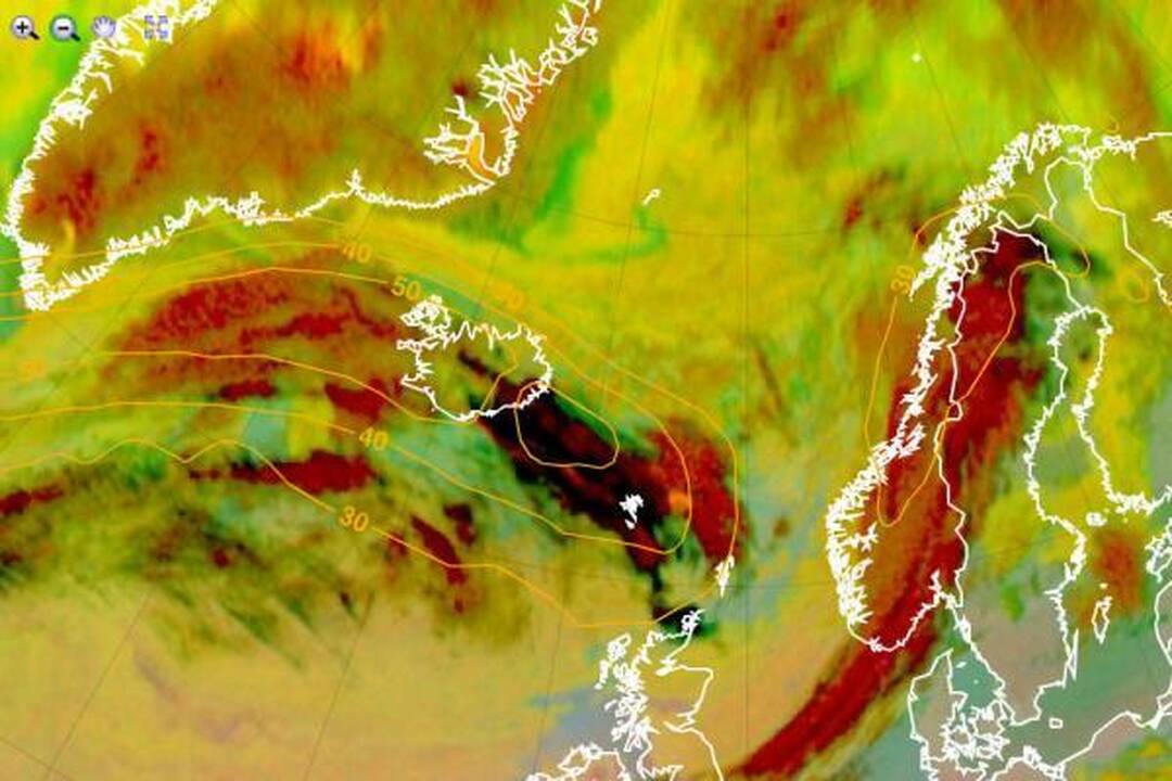 Islandijos ugnikalnis kelia grėsmę ir Lietuvai?