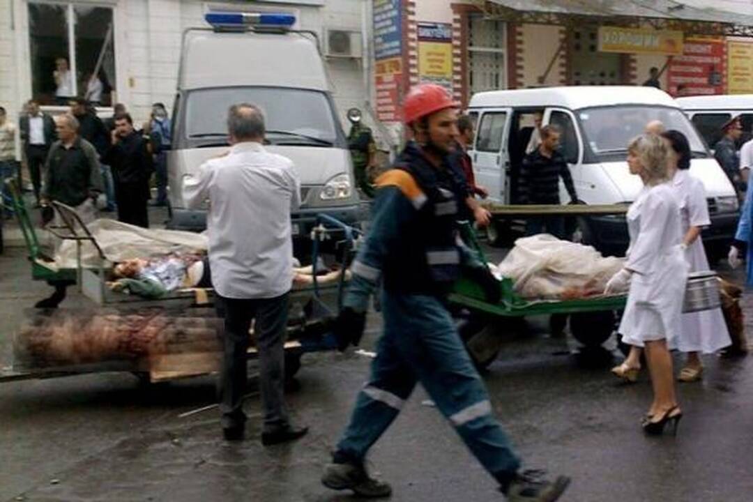 Vladikaukazo turgavietėje per sprogimą žuvo devyniolika žmonių (dar papildyta)