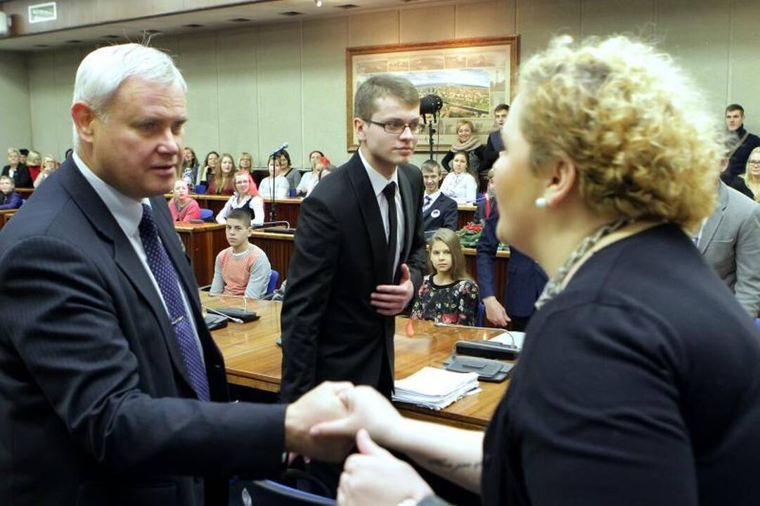 Gabiausiems Klaipėdos moksleiviams – mero sveikinimai 