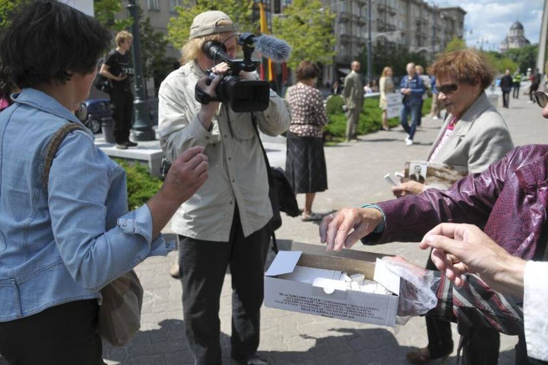 N.Venckienės šalininkai prie Seimo reikalavo „Tiesos“