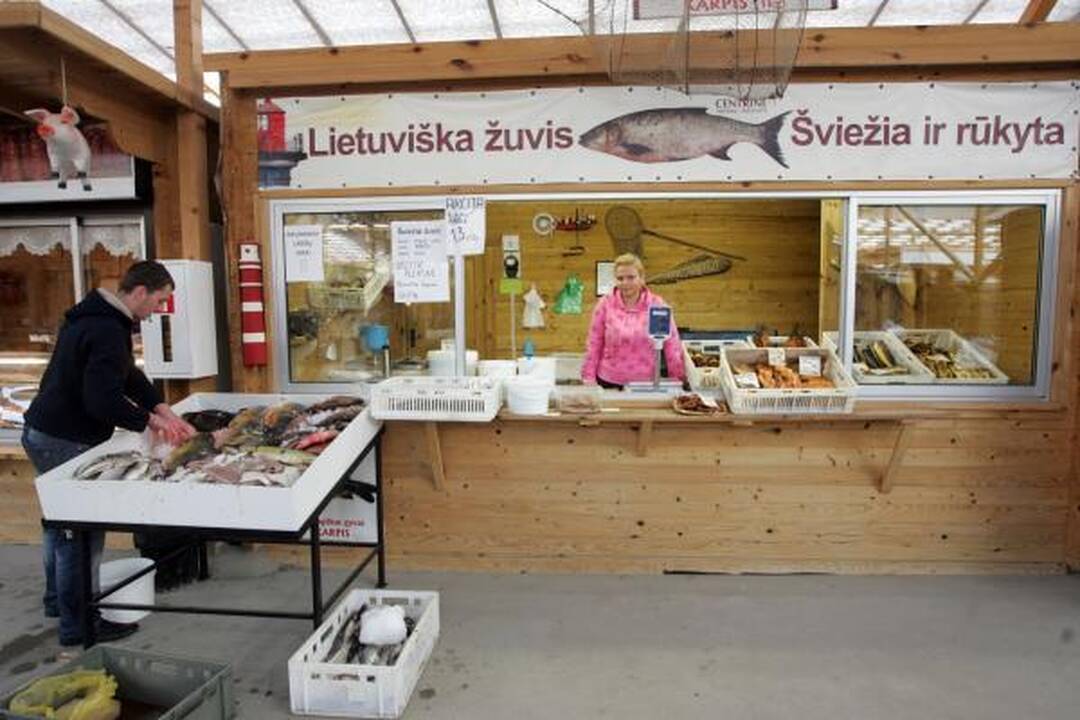 Turguje – dešimtys lietuviškos ir egzotiškos žuvies rūšių 