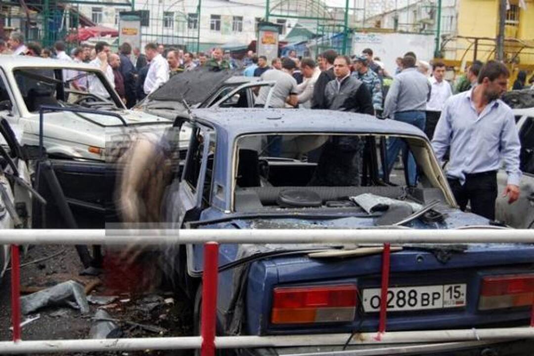 Vladikaukazo turgavietėje per sprogimą žuvo devyniolika žmonių (dar papildyta)