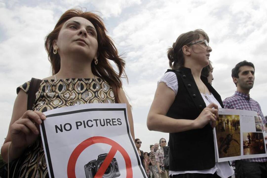 Gruzija žada atvirumą fotoreporterių byloje