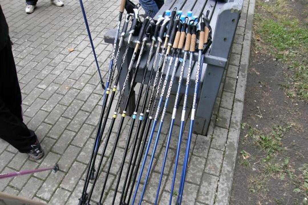 Šiaurietiškas vaikščiojimas sudomino tik tris klaipėdietes