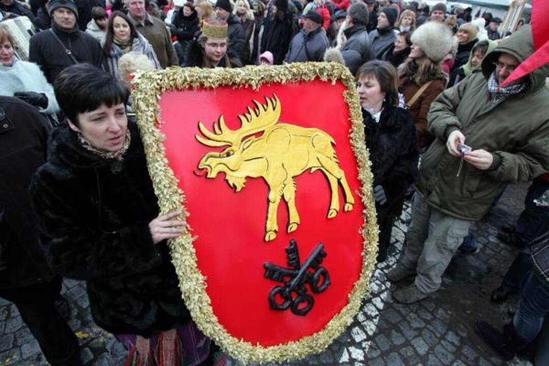Sostinę sveikino Kaziuko eisena