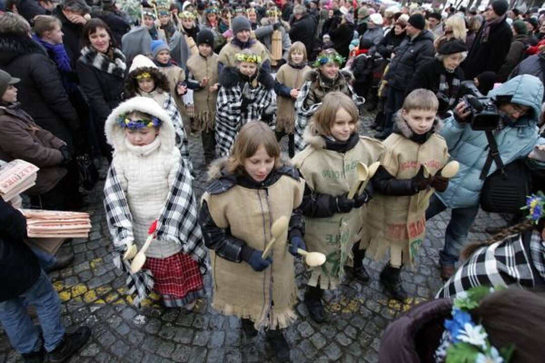Sostinę sveikino Kaziuko eisena