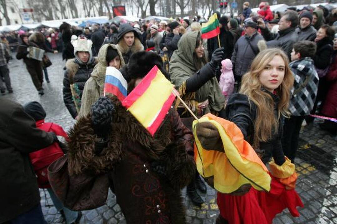 Sostinę sveikino Kaziuko eisena