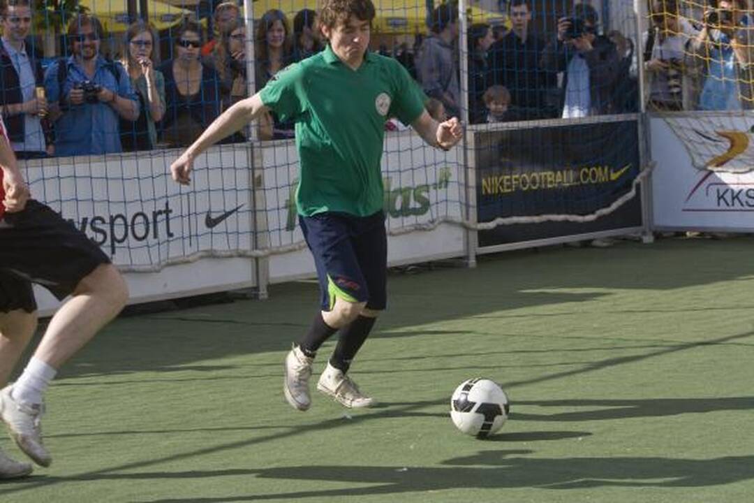 Rotušės aikštėje - futbolo varžybos