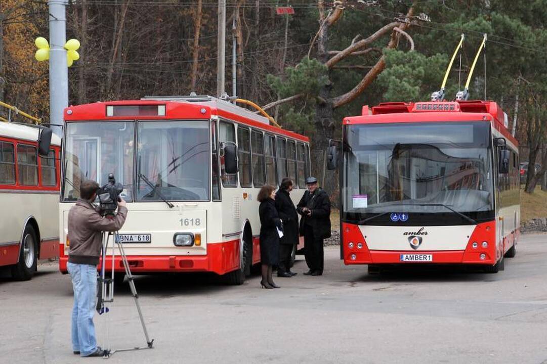 Pirmasis Lietuvoje surinktas troleibusas važiuoja be „ūsų“