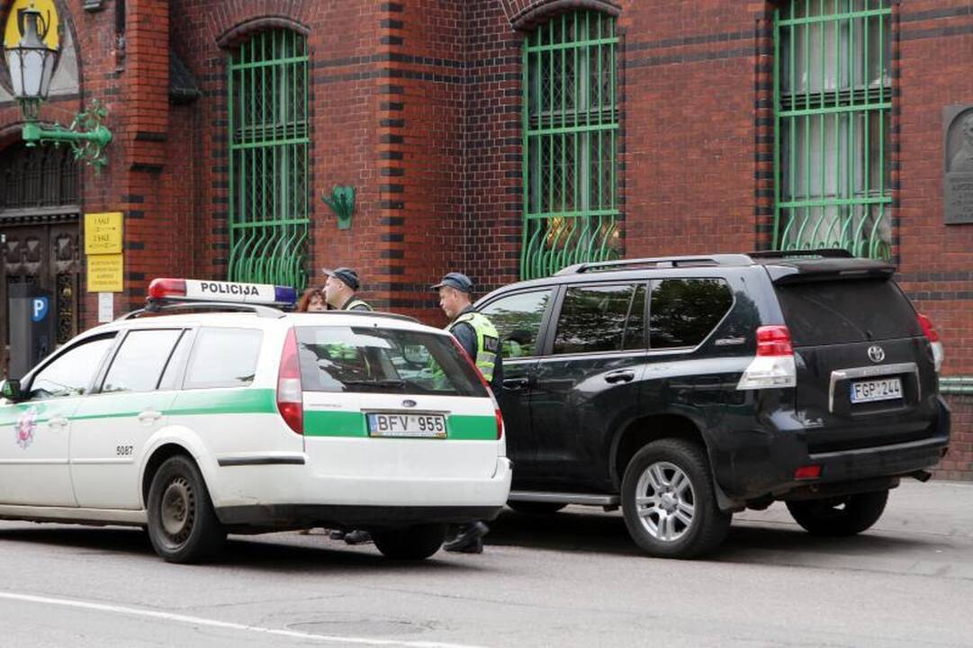Klaipėdos centre girto vairuotojo gaudynės 