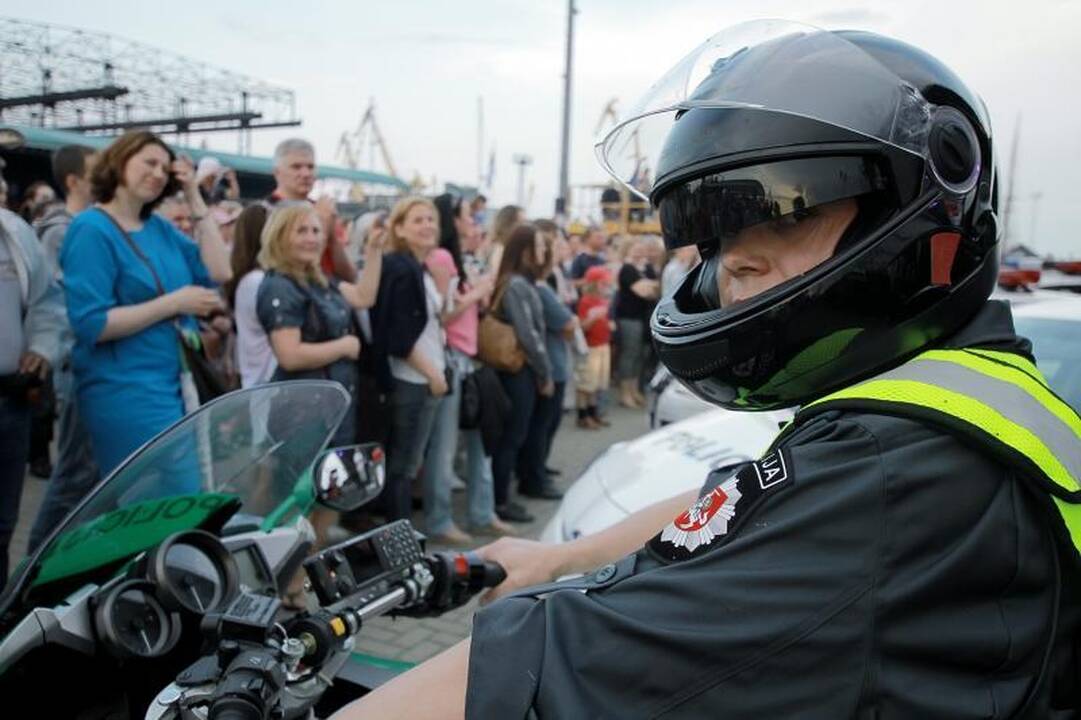 Klaipėdos pilies džiazo festivalyje improvizavo ir policija