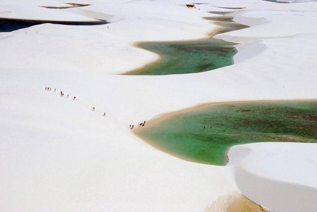 Lençóis Maranhenses nacionalinis parkas: užtvindyta dykuma