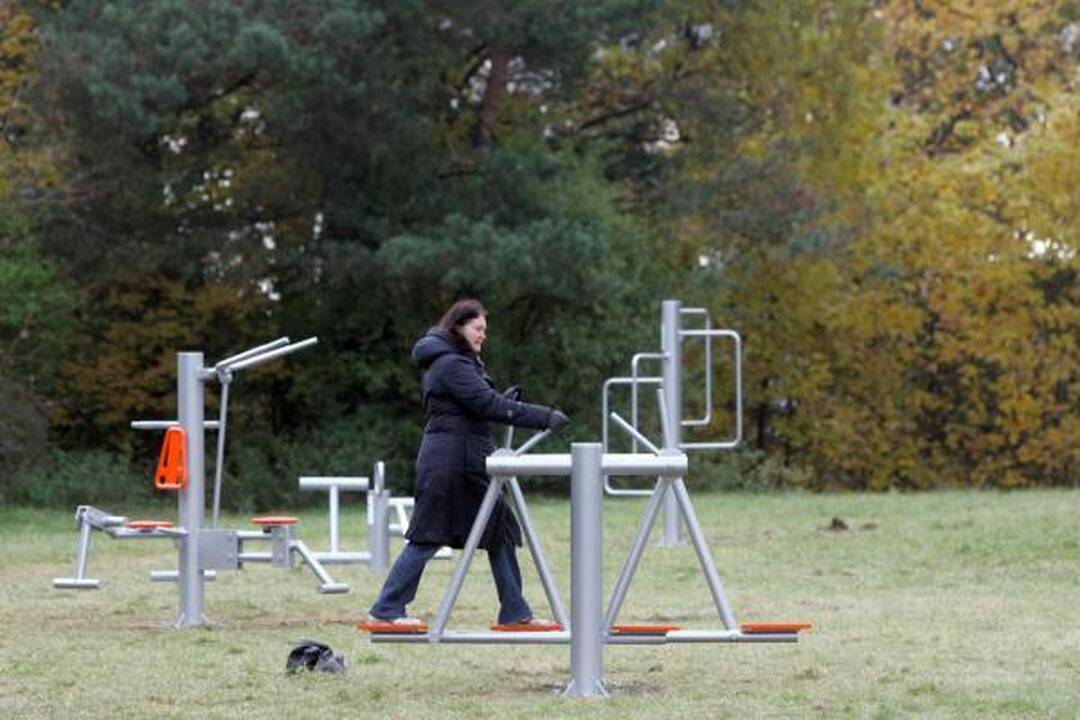 Vilniuje – pirmieji treniruokliai senjorams gryname ore