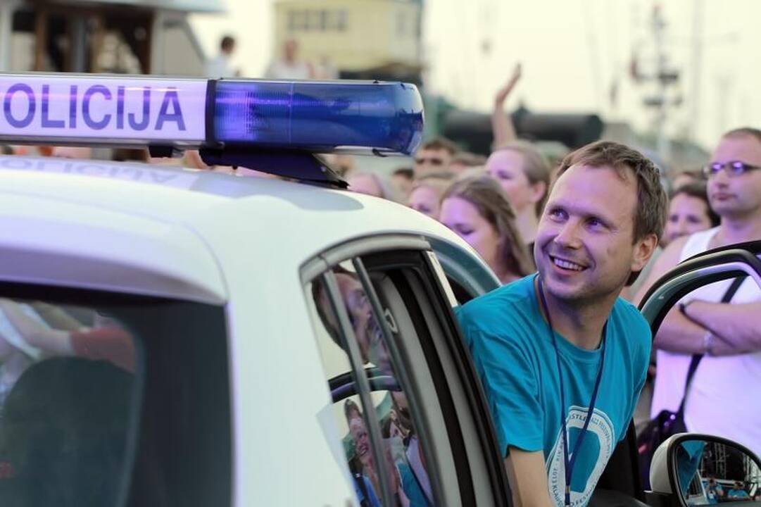 Klaipėdos pilies džiazo festivalyje improvizavo ir policija