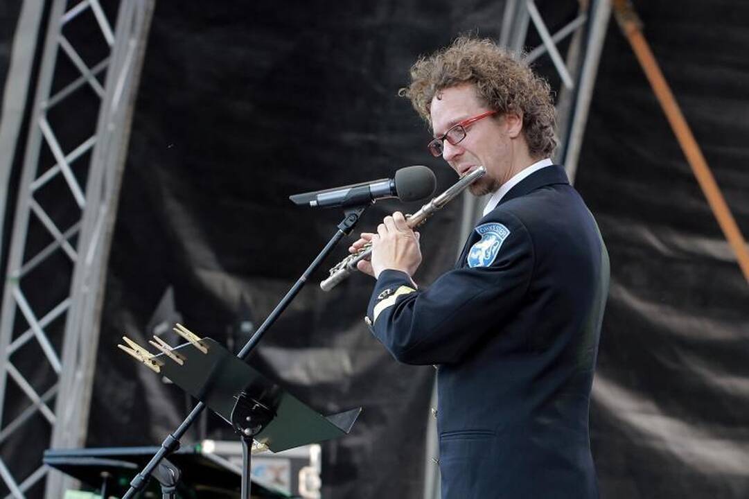 Klaipėdos pilies džiazo festivalyje improvizavo ir policija