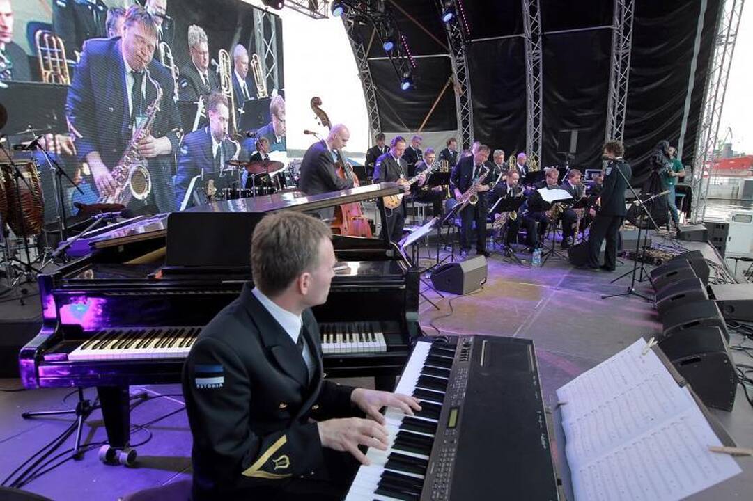 Klaipėdos pilies džiazo festivalyje improvizavo ir policija