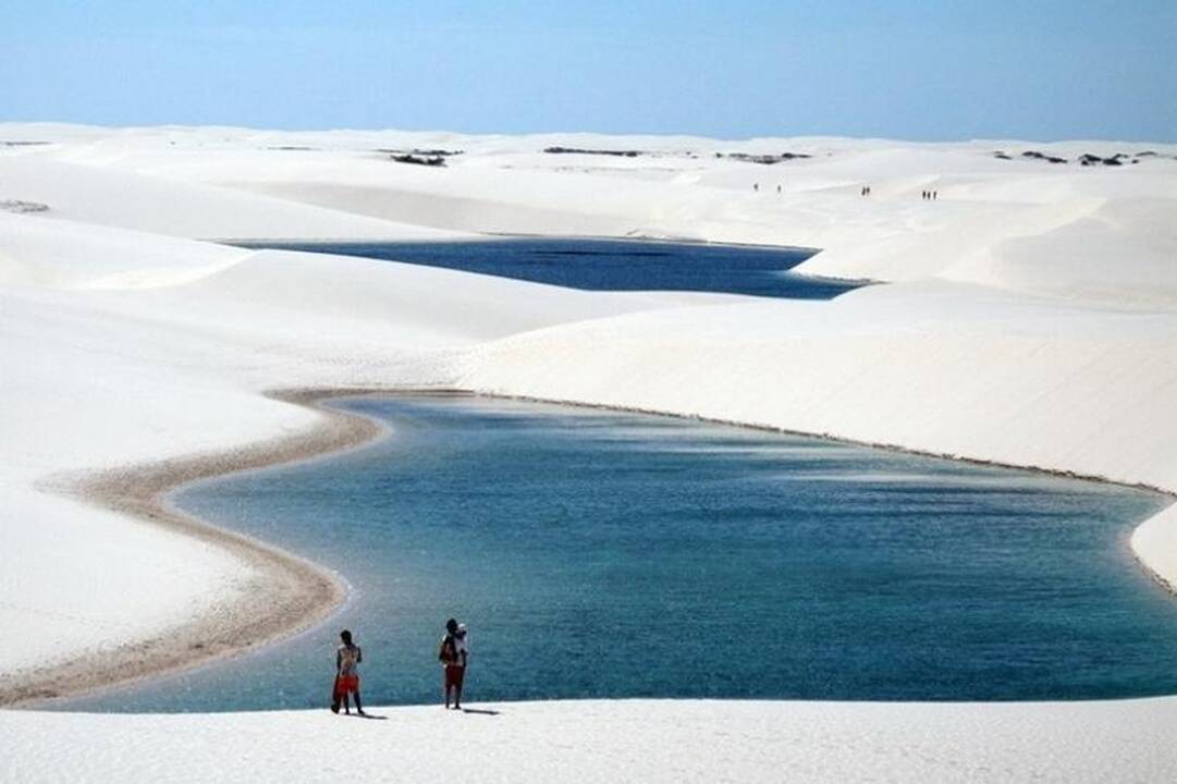 Lençóis Maranhenses nacionalinis parkas: užtvindyta dykuma