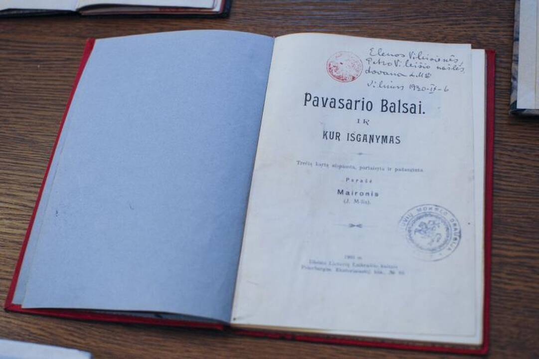 Maironio kūrybą skaitė G.Steponavičius, A.Gelūnas, R.Doveika