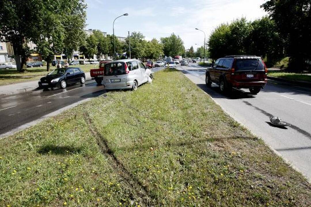 Klaipėdoje į avariją pateko keturios mašinos
