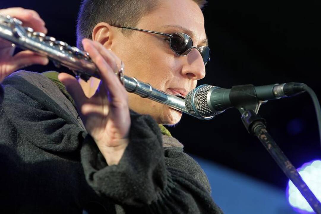 Klaipėdos laivų paradą papuošė fejerverkas   