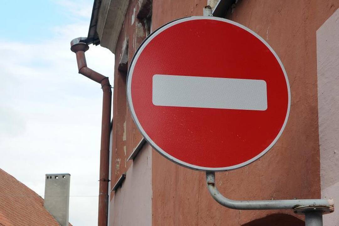 Per Kazimiero mugę – eismo apribojimai  