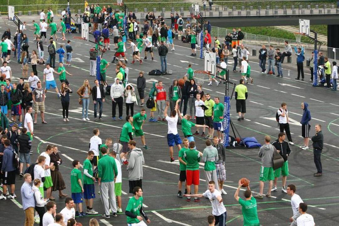 Naujieji LKL čempionai šėliojo „Žalgirio“ 3 prieš 3 turnyre