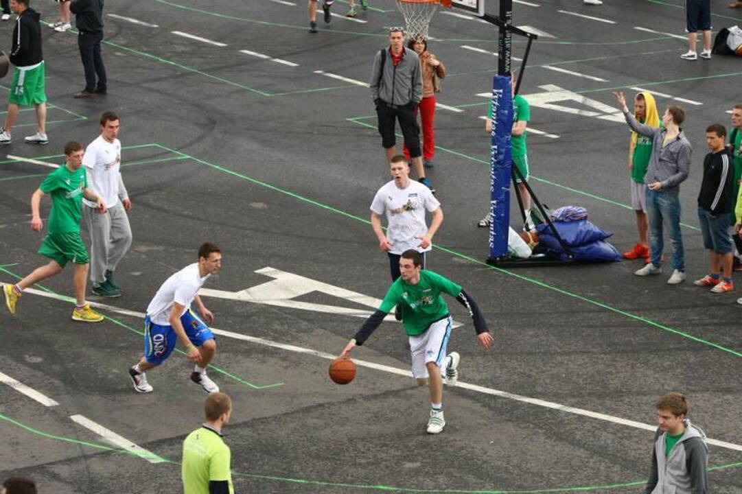 Naujieji LKL čempionai šėliojo „Žalgirio“ 3 prieš 3 turnyre