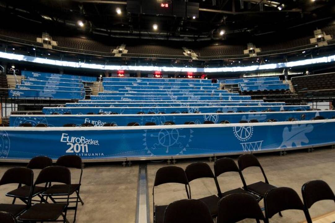 „Žalgirio“ arenoje – milžiniškas spaudos centras