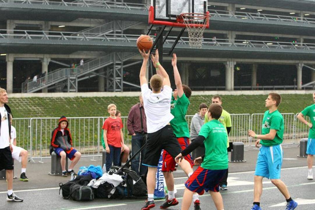 Naujieji LKL čempionai šėliojo „Žalgirio“ 3 prieš 3 turnyre