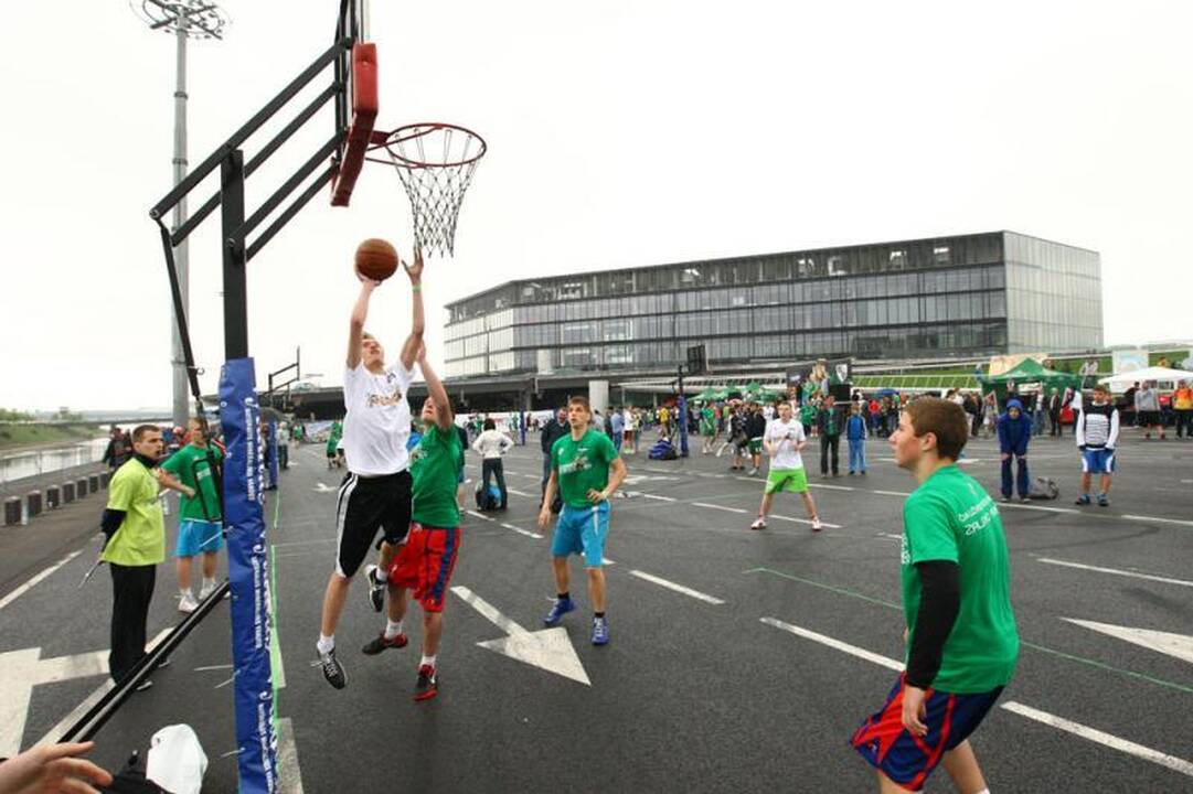 Naujieji LKL čempionai šėliojo „Žalgirio“ 3 prieš 3 turnyre