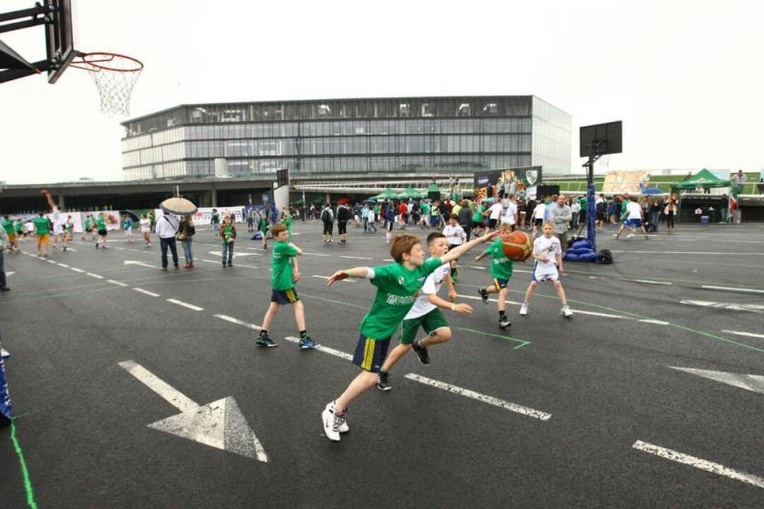Naujieji LKL čempionai šėliojo „Žalgirio“ 3 prieš 3 turnyre