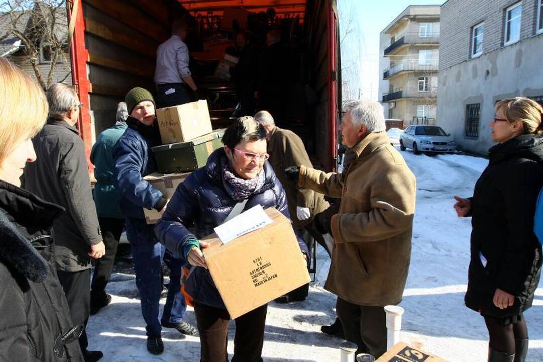 Kauno ligoninei – labdaros siunta iš Švedijos