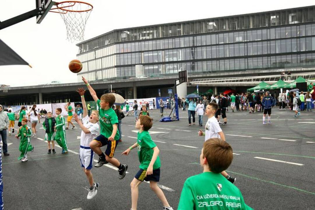 Naujieji LKL čempionai šėliojo „Žalgirio“ 3 prieš 3 turnyre