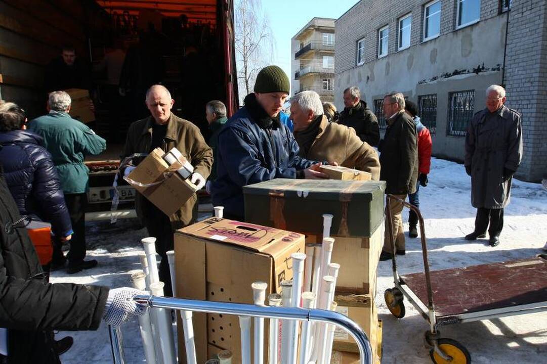 Kauno ligoninei – labdaros siunta iš Švedijos