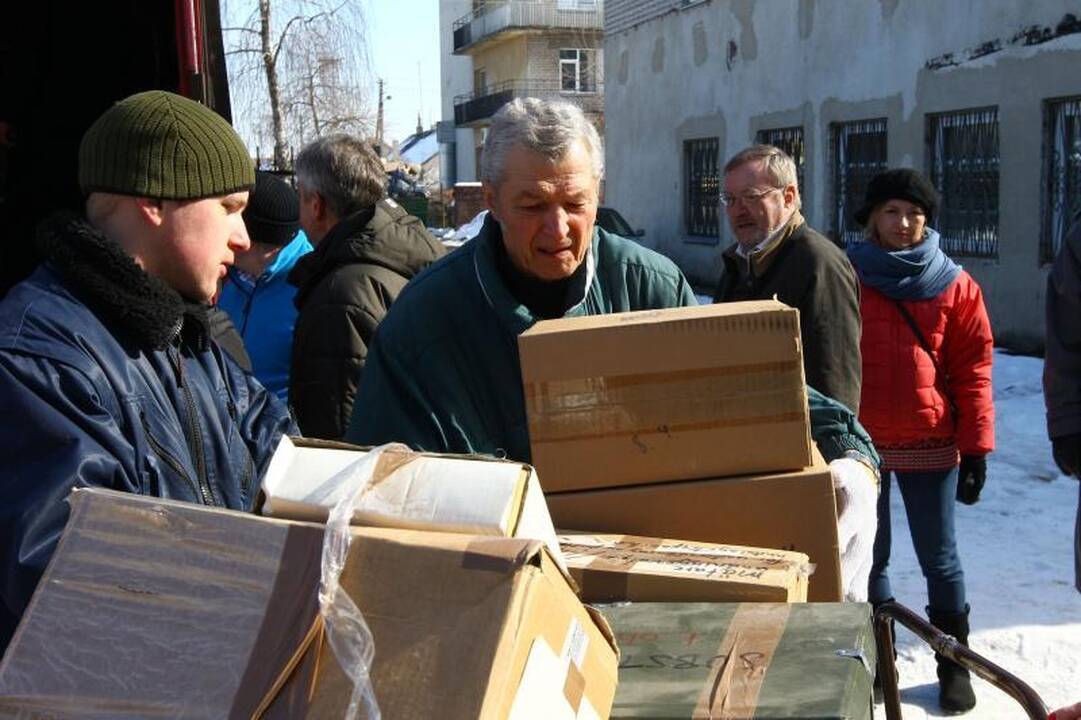 Kauno ligoninei – labdaros siunta iš Švedijos