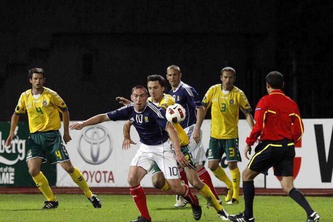 Europos futbolas: lietuviai – prieš škotus 0:0 (papildyta) 