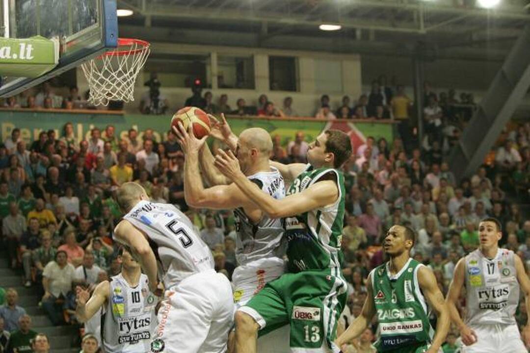 „Žalgiris“ - „Lietuvos rytas“: kauniečių pergalė 77:63