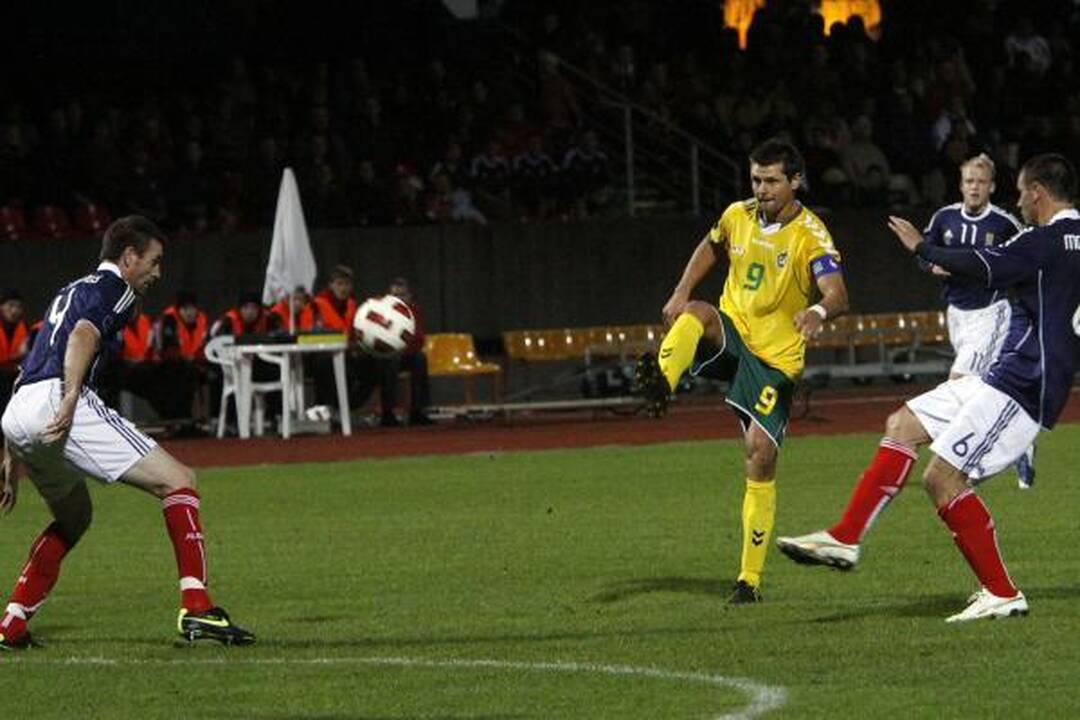 Europos futbolas: lietuviai – prieš škotus 0:0 (papildyta) 