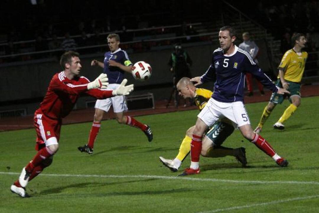 Europos futbolas: lietuviai – prieš škotus 0:0 (papildyta) 