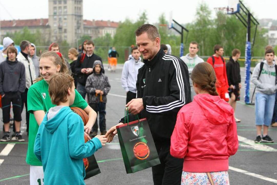 Naujieji LKL čempionai šėliojo „Žalgirio“ 3 prieš 3 turnyre