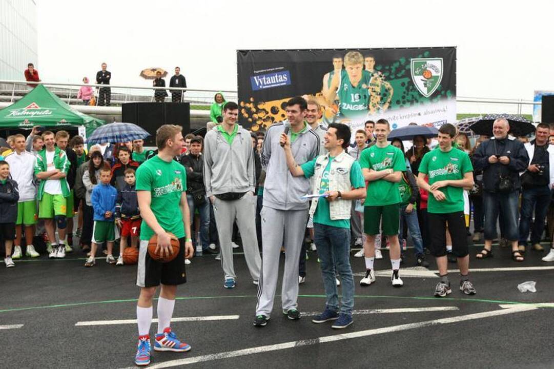 Naujieji LKL čempionai šėliojo „Žalgirio“ 3 prieš 3 turnyre