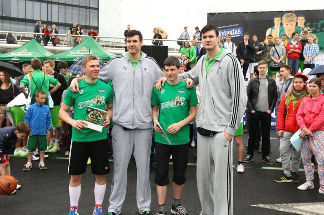 Naujieji LKL čempionai šėliojo „Žalgirio“ 3 prieš 3 turnyre