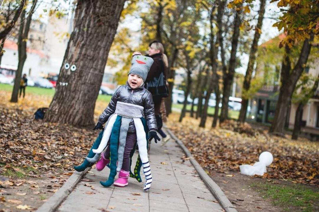 Senamiestį šiurpino mažieji vaiduokliai 