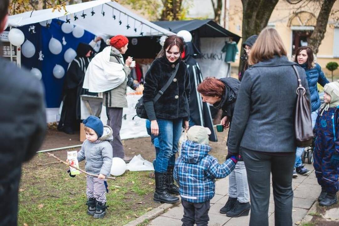 Senamiestį šiurpino mažieji vaiduokliai 