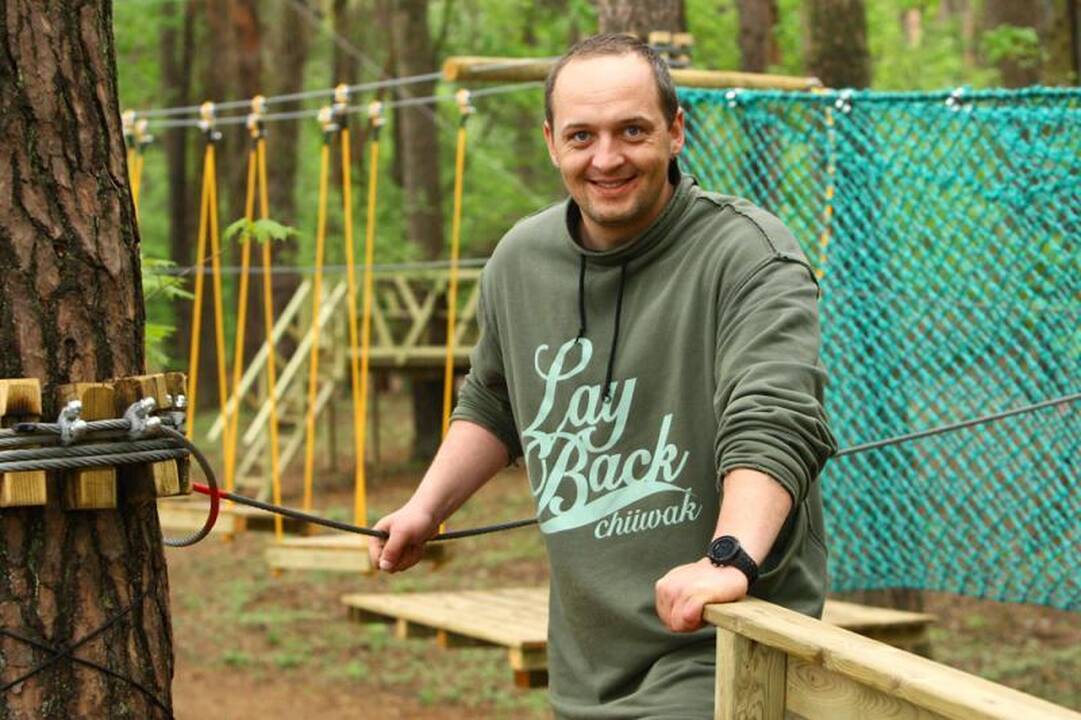 Lampėdžiuose galima išbandyti „drambliaskrydį“