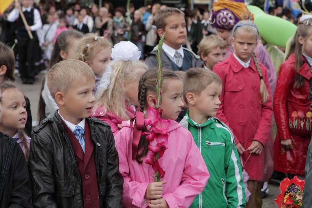 Klaipėdos moksleiviai rinkosi į Pirmąją pamoką