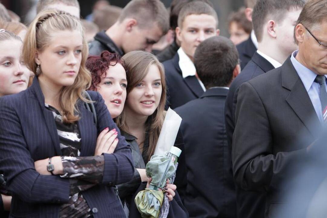 Klaipėdos moksleiviai rinkosi į Pirmąją pamoką