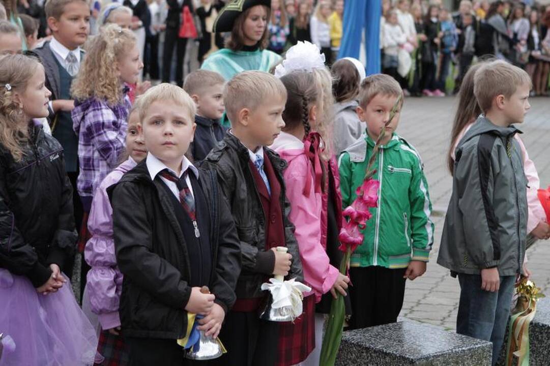 Klaipėdos moksleiviai rinkosi į Pirmąją pamoką