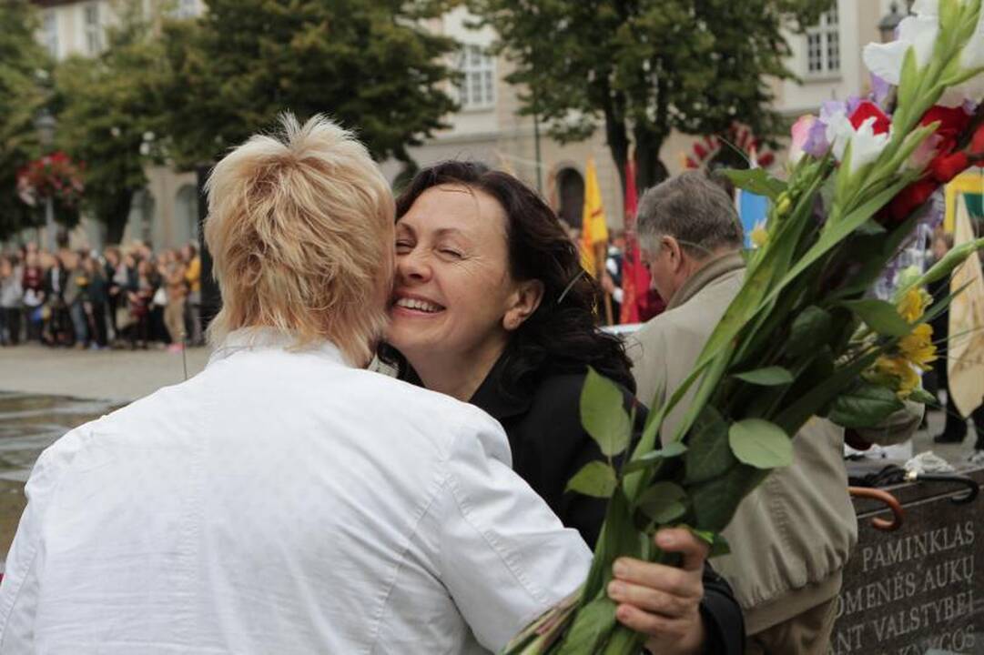 Klaipėdos moksleiviai rinkosi į Pirmąją pamoką